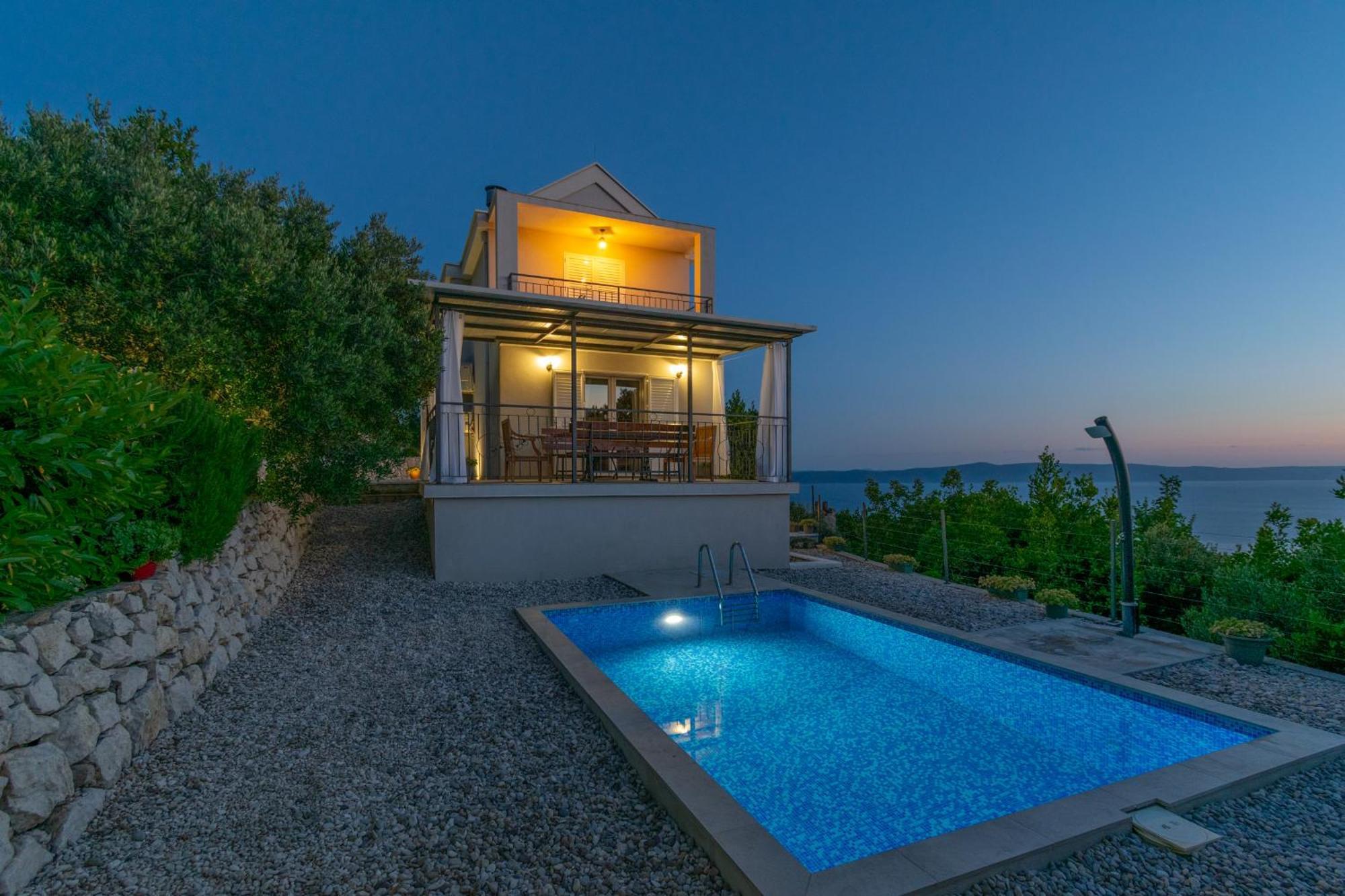 Villa With Sea View Podgora Exterior foto